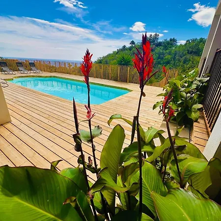 Mare E Machja Avec Piscine Et Vue サリ・ソランザラ